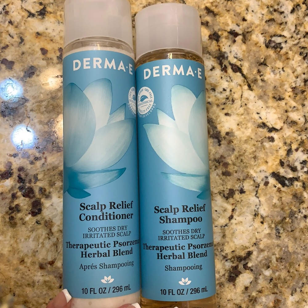 Brand new derma e scalp relief shampoo and conditioner set